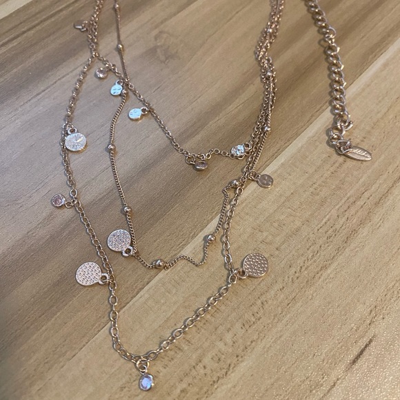 Ettika- 3 Layered Gold Color Necklace - Picture 4 of 8